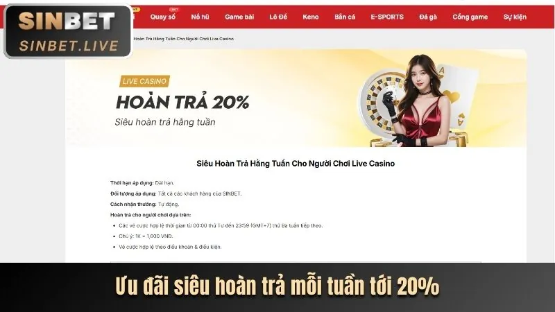 Thưởng nạp lại casino trực tuyến Viva88 One